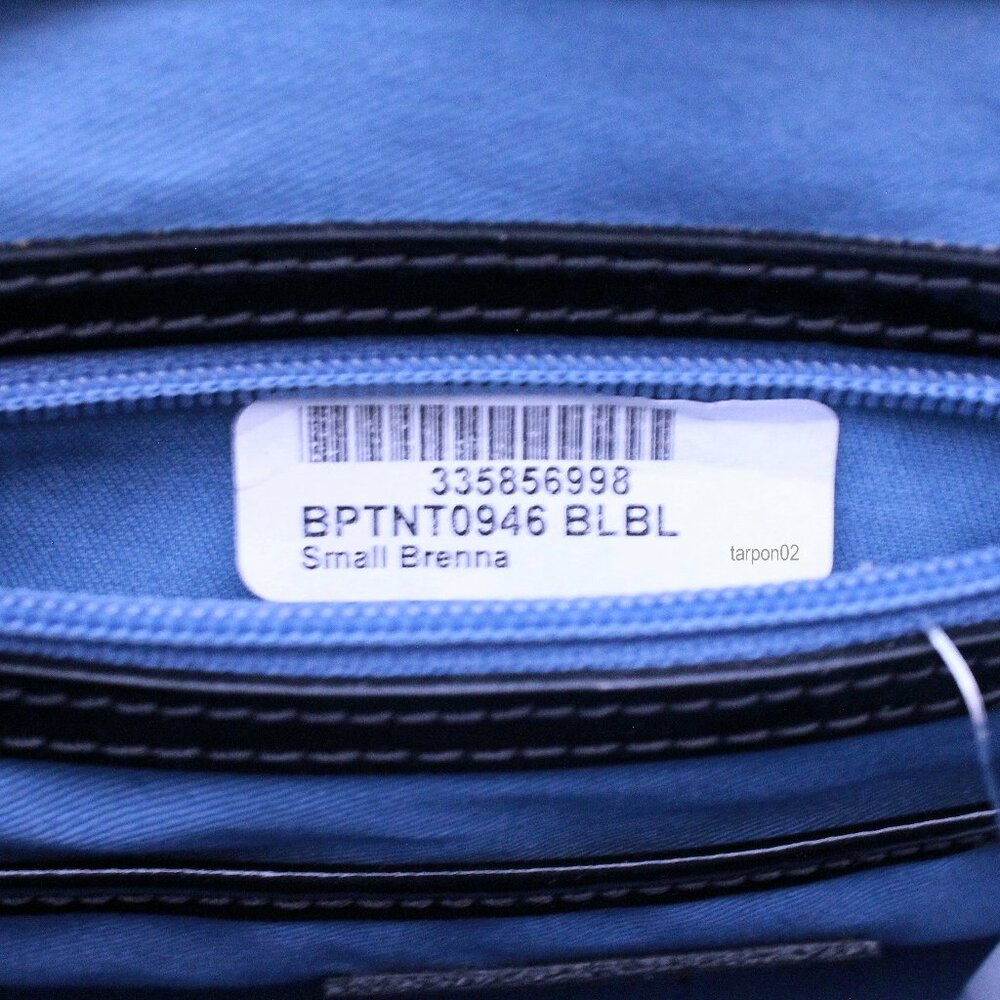 Dooney & Bourke Patent Small Brenna Satchel Bag Purse - Black NWT RET $428 - Picture 8 of 14